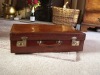 ANTIQUE VINTAGE LEATHER BRIEF CASE ATTACHE CASE SUITCASE