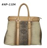 #AP-1104 (Brown) 2011 Fashion Handbag w/Animal Print
