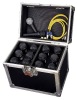 ATA STYLE 12 MICROPHONE CASE FOR 12 MICS W/ STORAGE COMPARTMENT
