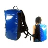 About 35L, built with PVC-free, 300D nylon with double urethane coating, 100% waterproof duffle bags.