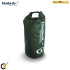 About 5L, built with PVC-free, 300D nylon with double urethane coating, 100% waterproof dry bag