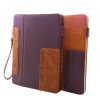Accessories western culture style cowboy PU leather case cover for iPad 3