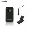 Accessory Bundle Case, Stand & Stylus Pen for Apple iPhone 4