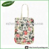 Allover Print Canvas Tote Bag