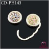 Alloy Jeweled Folding handbag holder CD-PH143