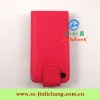 Almond Red leather case for iPhone 4