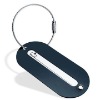 Alu luggage tag with anodizing black color