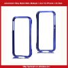 Aluminium Alloy Blade Metal Bumper Case For iPhone 4 4S-Blue