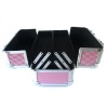 Aluminum Makeup Pink Train Case