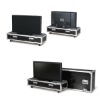 Aluminum container and display stand case for TV