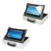 Aluminum display stand case for ONKYO Personal Mobile TA117C1 tablet pc