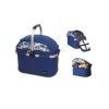 Aluminum framed picnic cooler basket for 4 persons