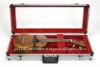 Aluminum instrument wooden ukulele guitar case with hanging