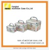 Aluminum make up bags with three cases
