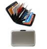 Aluminum wallet card holder