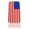 "American flag" silicon case for iphone 4