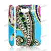 Ancient Totem Hard Case Cover for HTC Wildfire S G13(Blue)