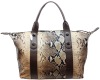 Animal print handbag