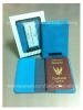 "Anonymou$" passport holder - BLUE SKY