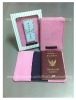 "Anonymou$" passport holder - CARNATION PINK