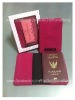 "Anonymou$" passport holder - RASPBERRY