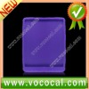 Anti Slipped Purple Silicone Back Skin Case for iPad