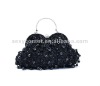 Antique Black Beaded Beaded Evening Bag/Handbag 063