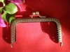 Antique purse clip frame