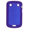 Antislip Hard Plastic Back Case Cover for Blackberry 9900 9930 Dark Blue