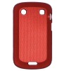 Antislip Hard Plastic Back Case Cover for Blackberry 9900 9930 Red