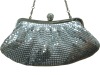 Argent aluminium plates hand bag