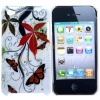 Artistic Maple Leaf Plastic Skin Case Cover For iPod Touch 4