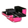 Attractive durable Red aluminum cosmetic case
