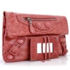 Attractive pink handbag of ladies