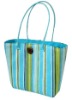 Attractive summer straw beach bag