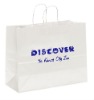 Aubrie White Gloss Shopping Bags
