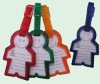 B25-0016 Person Shape Pvc Luggage Tag