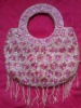 BEADED COIN HAND BAG