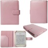 BF-EB021(7)  Cute Pink Leather Case For  E-Book Kindle 4 ,Customized Logos And Designs Are Welcomed .