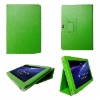 BF-EB027(2) 2011Fashion Green E-book Leather Case For Samsung P7300,With Folders And Stand Style.