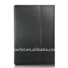 BF-IP004(1) Carbon For iPad 2 leather case made of PU leather