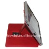 BF-IP006(8) Lambskin PU leather laptop case for ipad 2 with stand