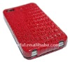 BF-MP009(7)  Leather Case For iPhone 4g Alligator