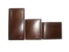 BF-W004 Brand leather wallet, in genuine cowhide leather.brown color