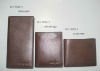 BF-W020 Newest design Male leather wallet, in brown color. Real Leather