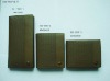 BF-W024 Fashional design men's wallet, 4 different size, one is with zipper. Real Leather