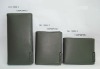 BF-W027 Fashional design men's wallet, Three different size, one is with zipper. Real Leather