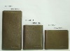 BF-W028 Fashional cutomisze design men's wallet, Three different size, one is with zipper. Real Leather