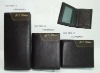 BF-W032 Fashional cutomisze design leather wallet, Three different size, one is with zipper. Real Leather