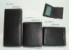 BF-W033 Fashional cutomisze design leather wallet, Three different size, one is with zipper. Real Leather